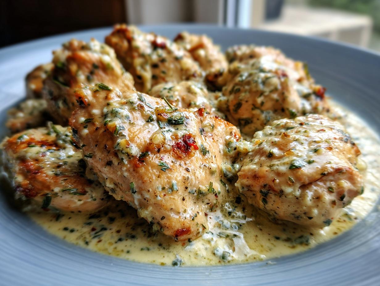 Crockpot Garlic Parmesan Chicken