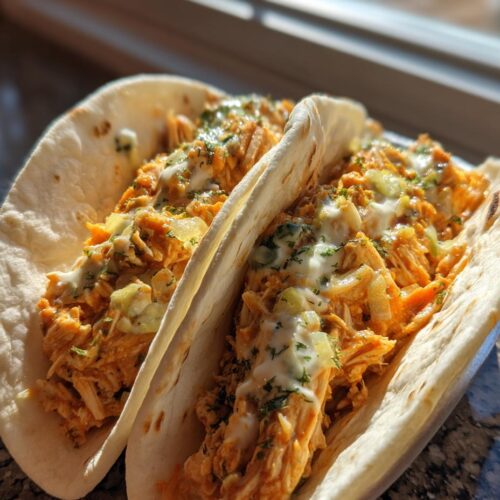 Dill Pickle Ranch Smash Chicken Tacos