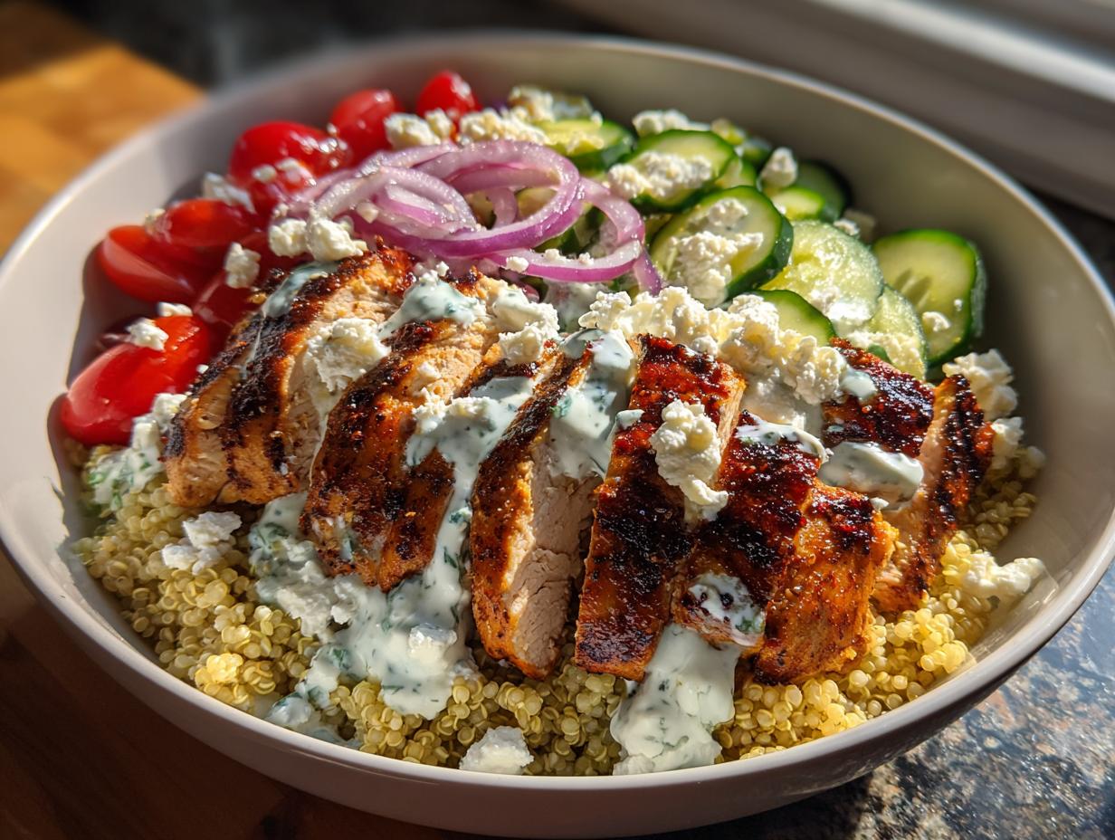 Greek Chicken Bowls