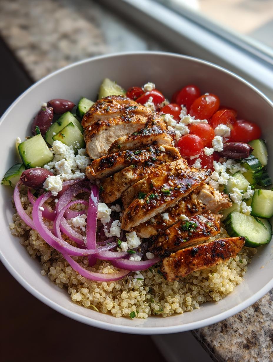 Greek-Style Chicken Bowls Recipe - detail 1