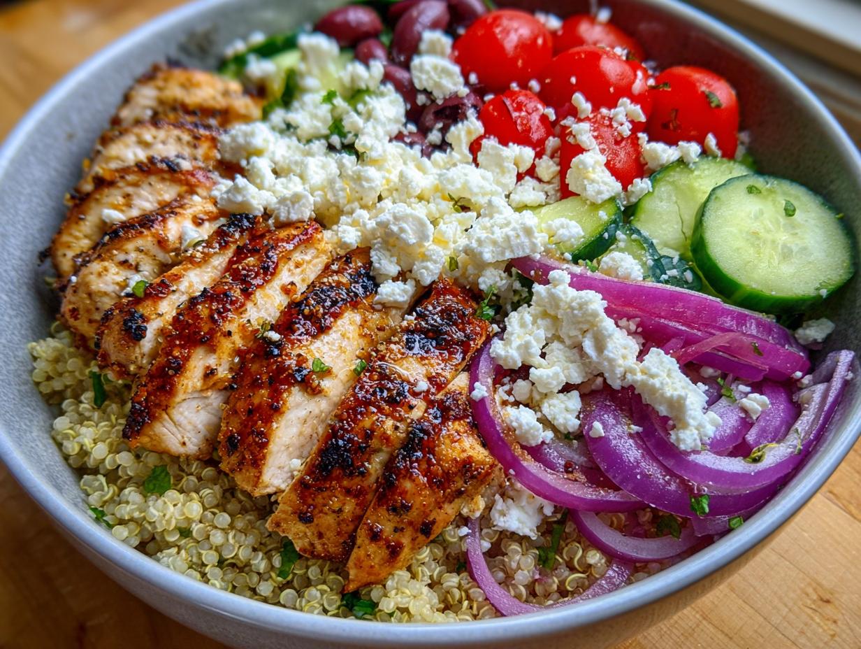 Greek-Style Chicken Bowls Recipe