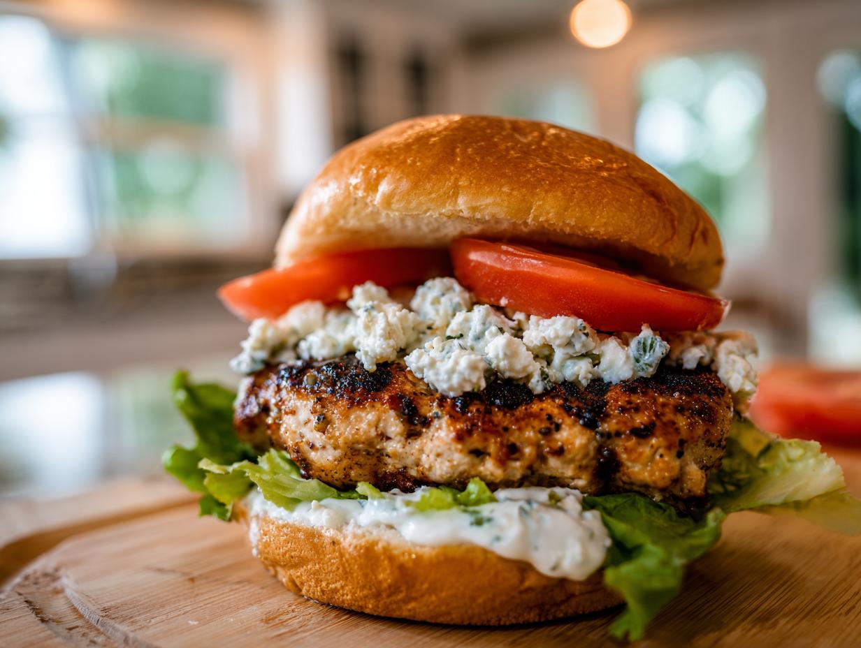 Greek-Style Chicken Burgers
