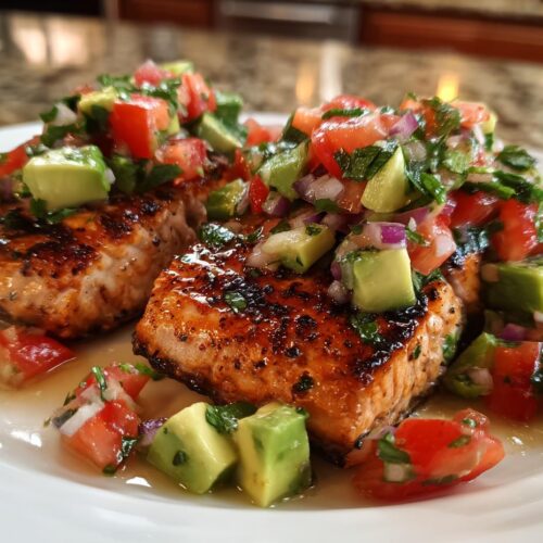 Grilled Salmon with Avocado Salsa Recipe