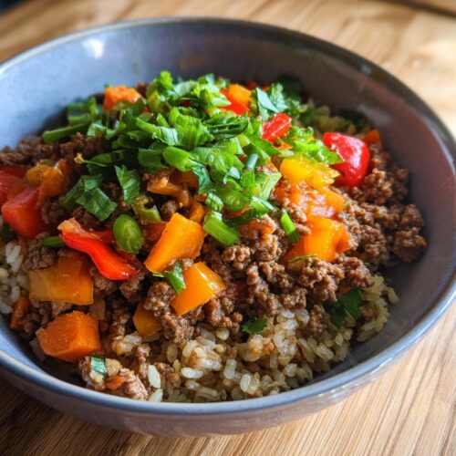 Ground Beef Power Bowls