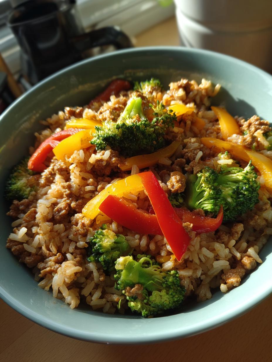 Ground Turkey Rice Bowls Recipe - detail 1