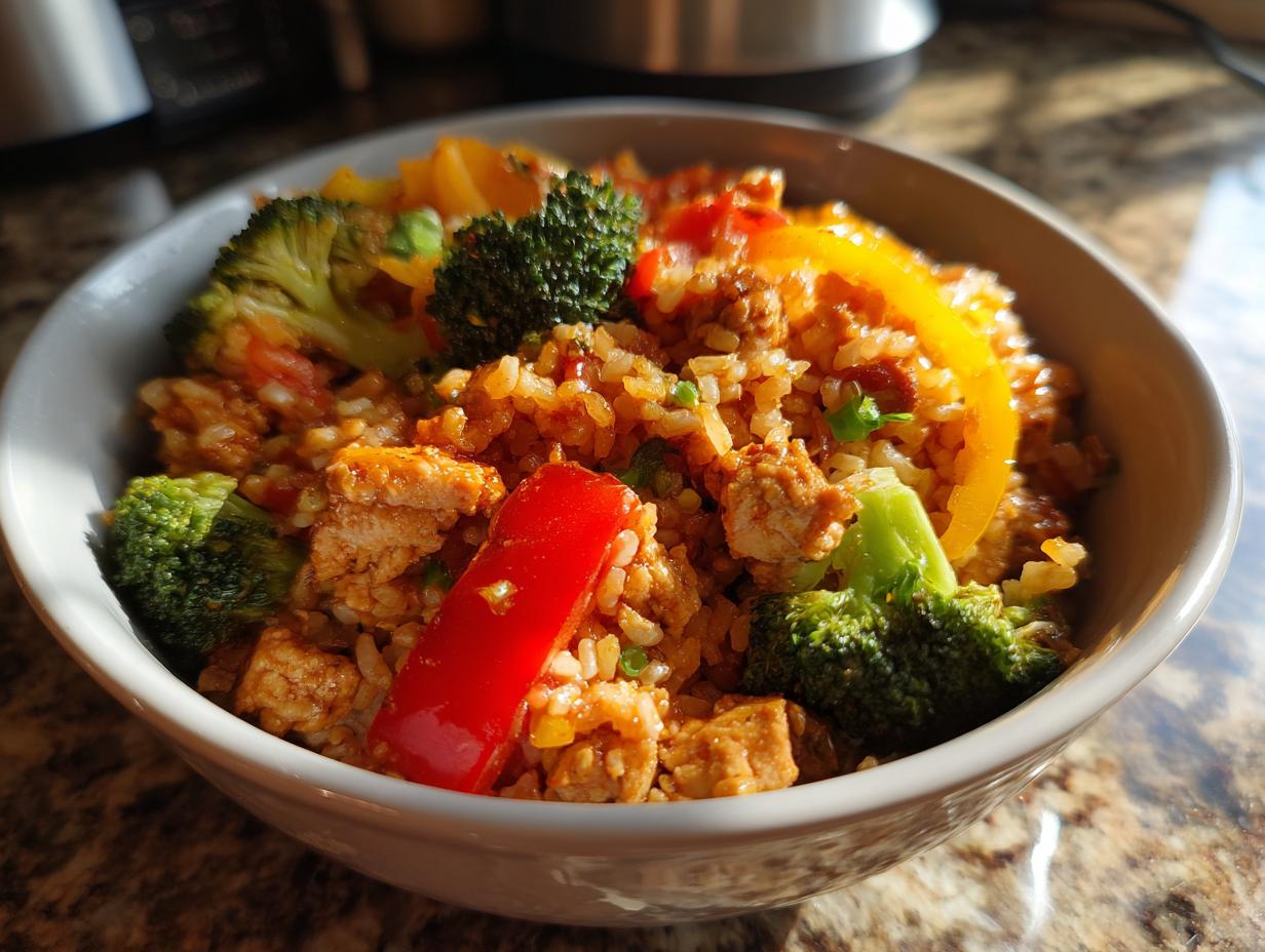 Ground Turkey Rice Bowls Recipe