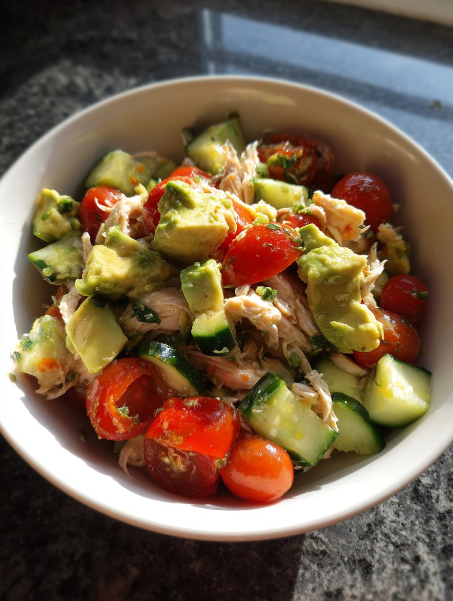Healthy Avocado Chicken Salad Recipe - detail 1