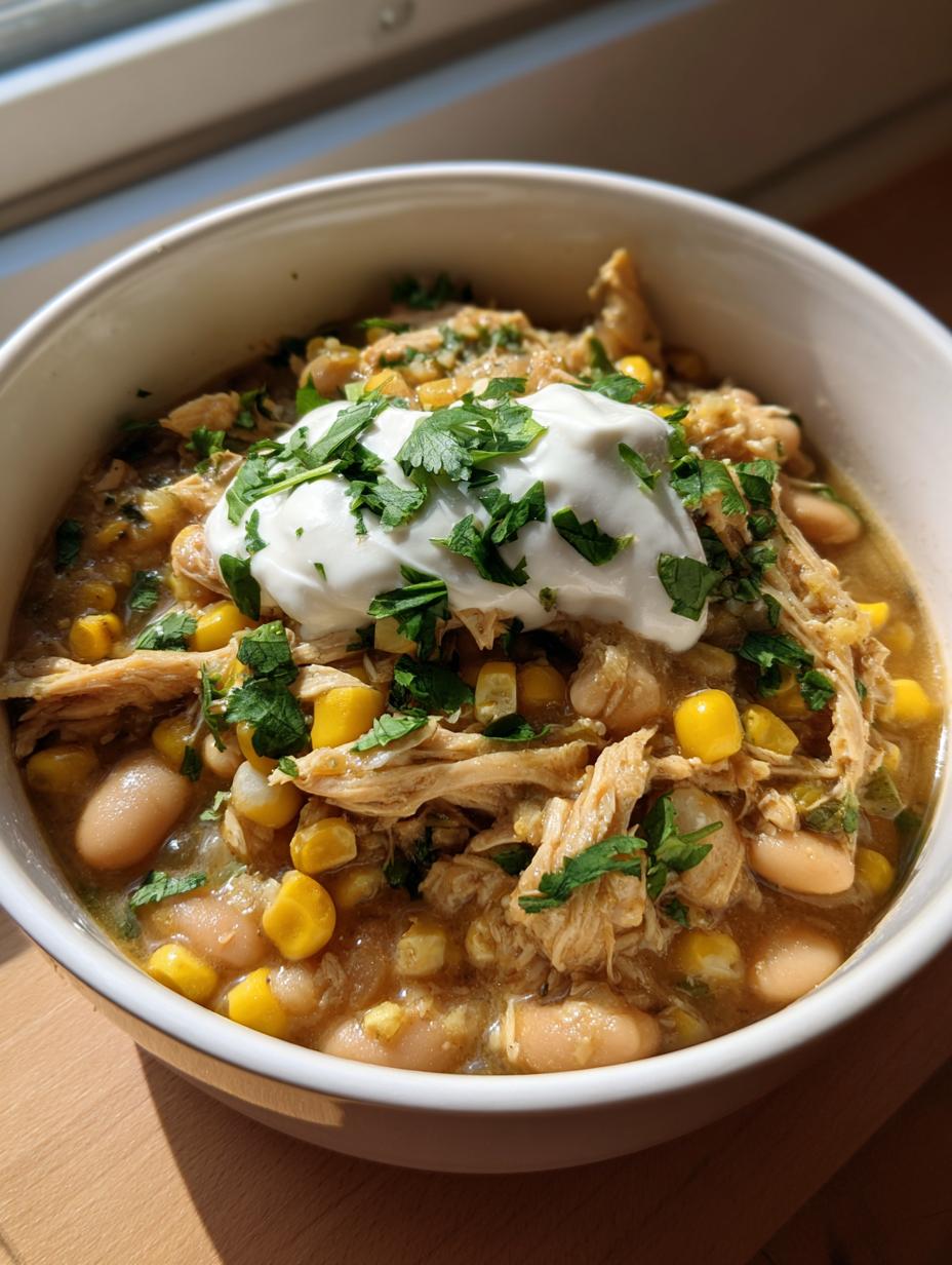 Healthy High Protein White Chicken Chili - detail 1