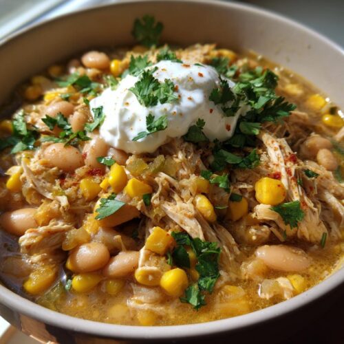 Healthy High Protein White Chicken Chili