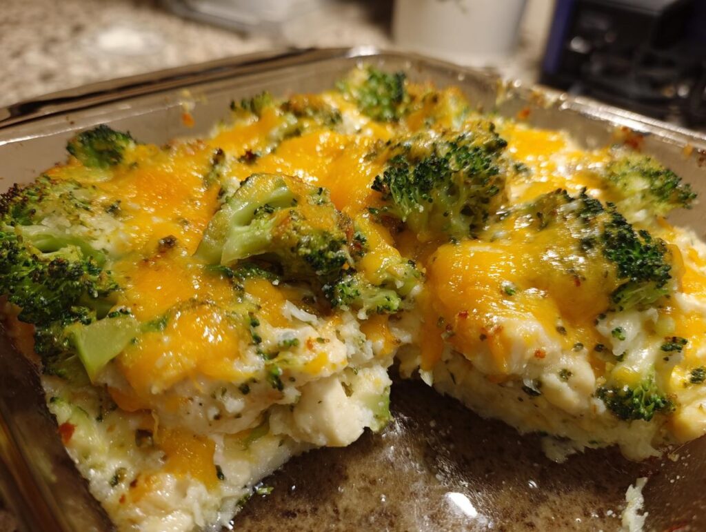 Healthy Low-Carb Chicken and Broccoli Casserole
