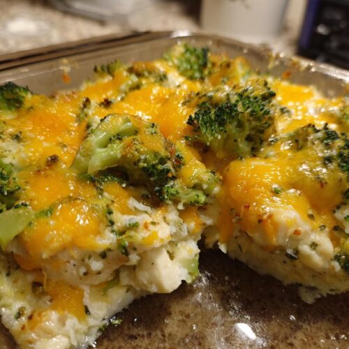 Healthy Low-Carb Chicken and Broccoli Casserole