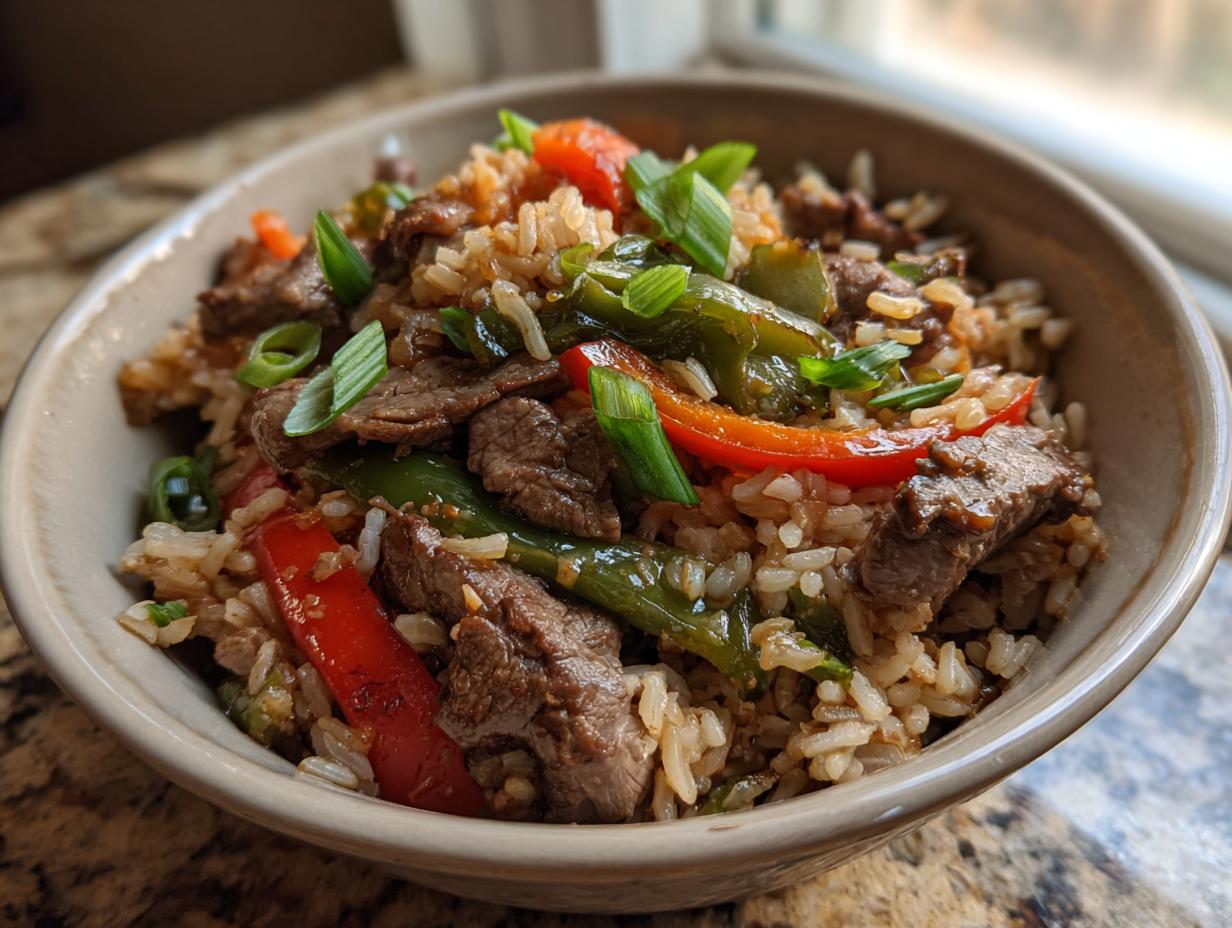 Healthy Philly Cheesesteak Bowl