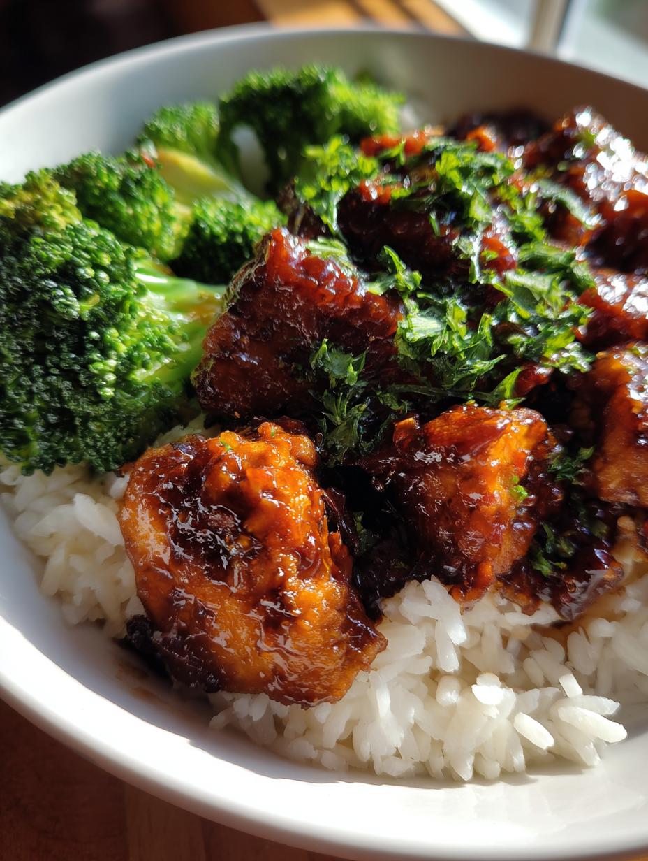 Healthy Sticky Chicken Bowls Recipe - detail 1