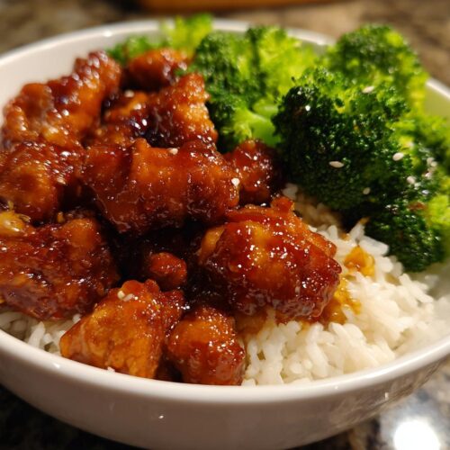 Healthy Sticky Chicken Bowls Recipe