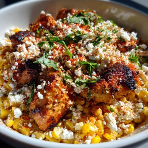 Healthy Street Corn Chicken Bowl