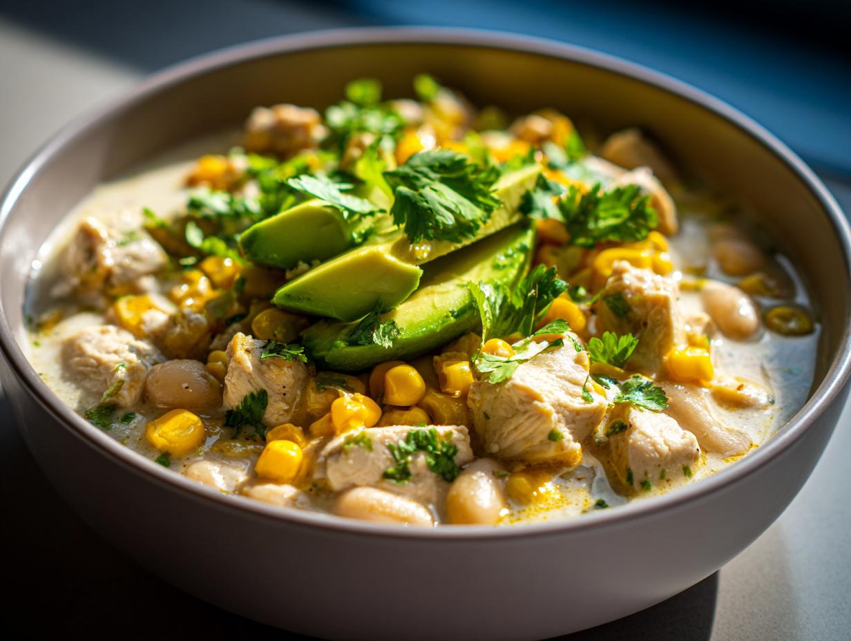 Healthy White Chicken Chili