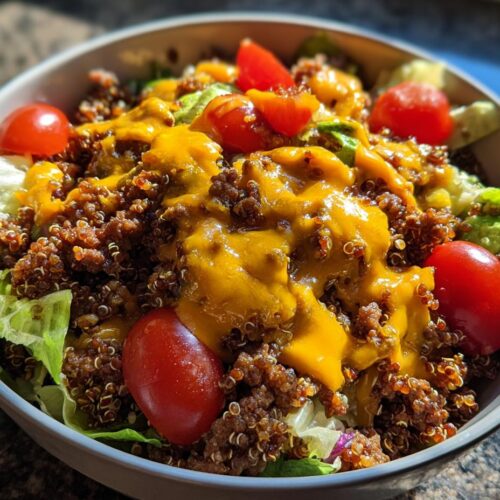 High-Protein Cheeseburger Bowls