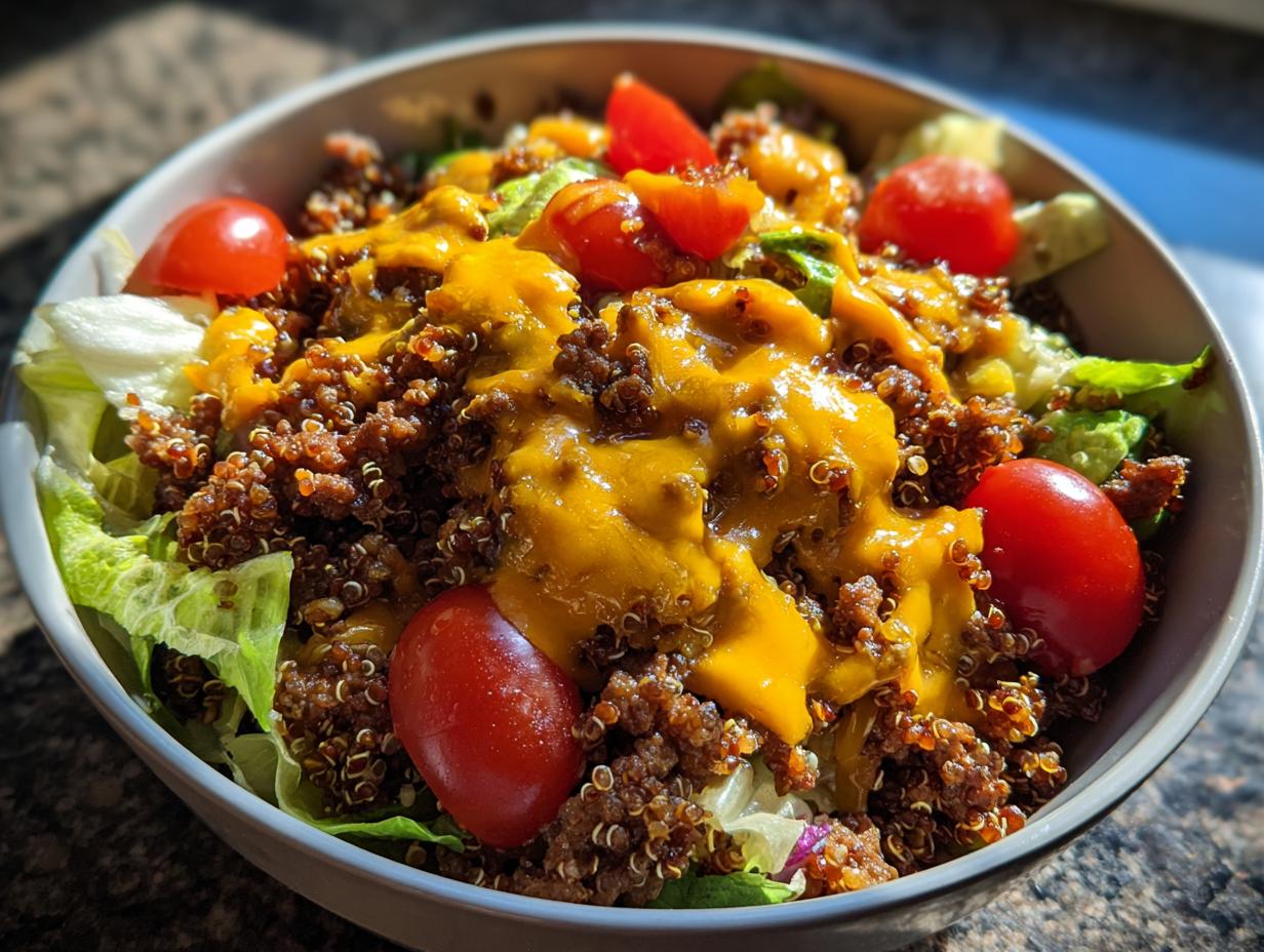 High-Protein Cheeseburger Bowls