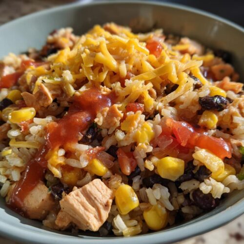 High-Protein Chicken Burrito Bowl