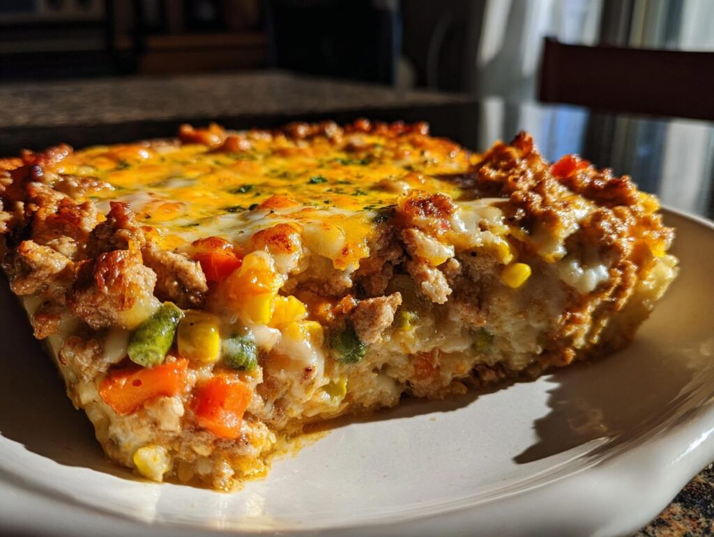 High-Protein Ground Turkey Casserole