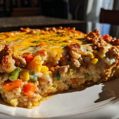 High-Protein Ground Turkey Casserole
