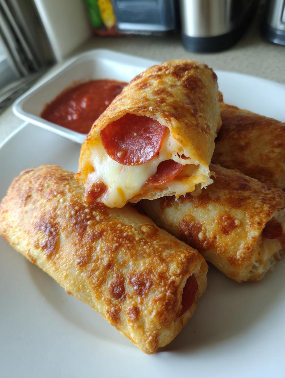 High-Protein Pepperoni Pizza Rolls - detail 2