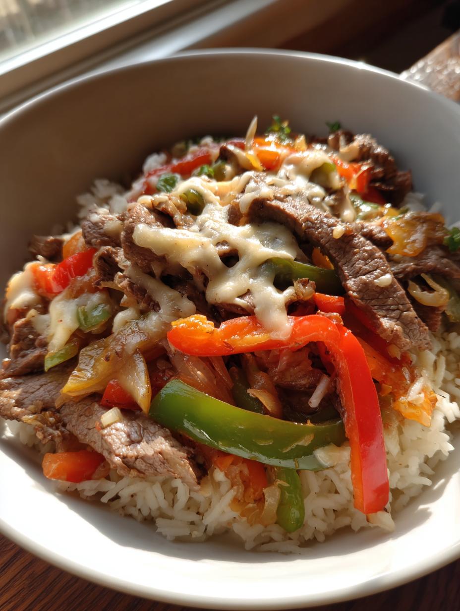 High-Protein Philly Cheesesteak Bowls - detail 1