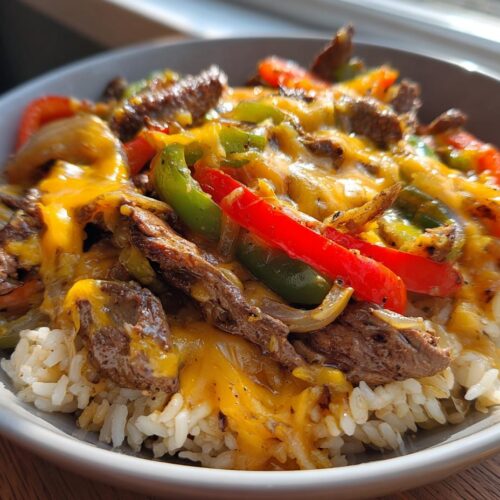 High-Protein Philly Cheesesteak Bowls