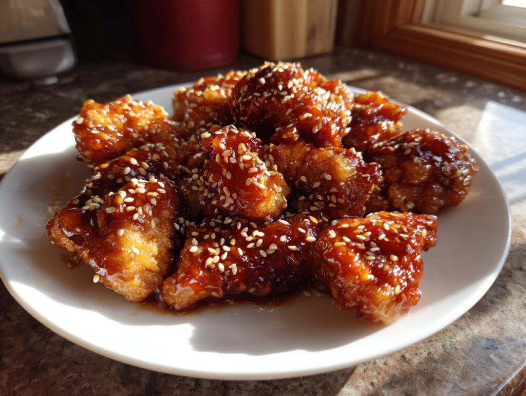 High-Protein Sesame Chicken