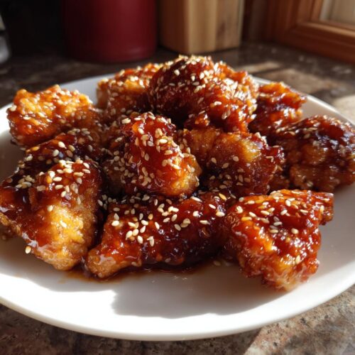 High-Protein Sesame Chicken