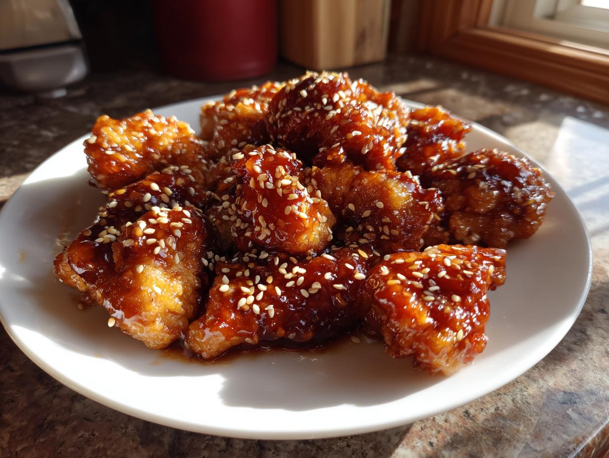 High-Protein Sesame Chicken