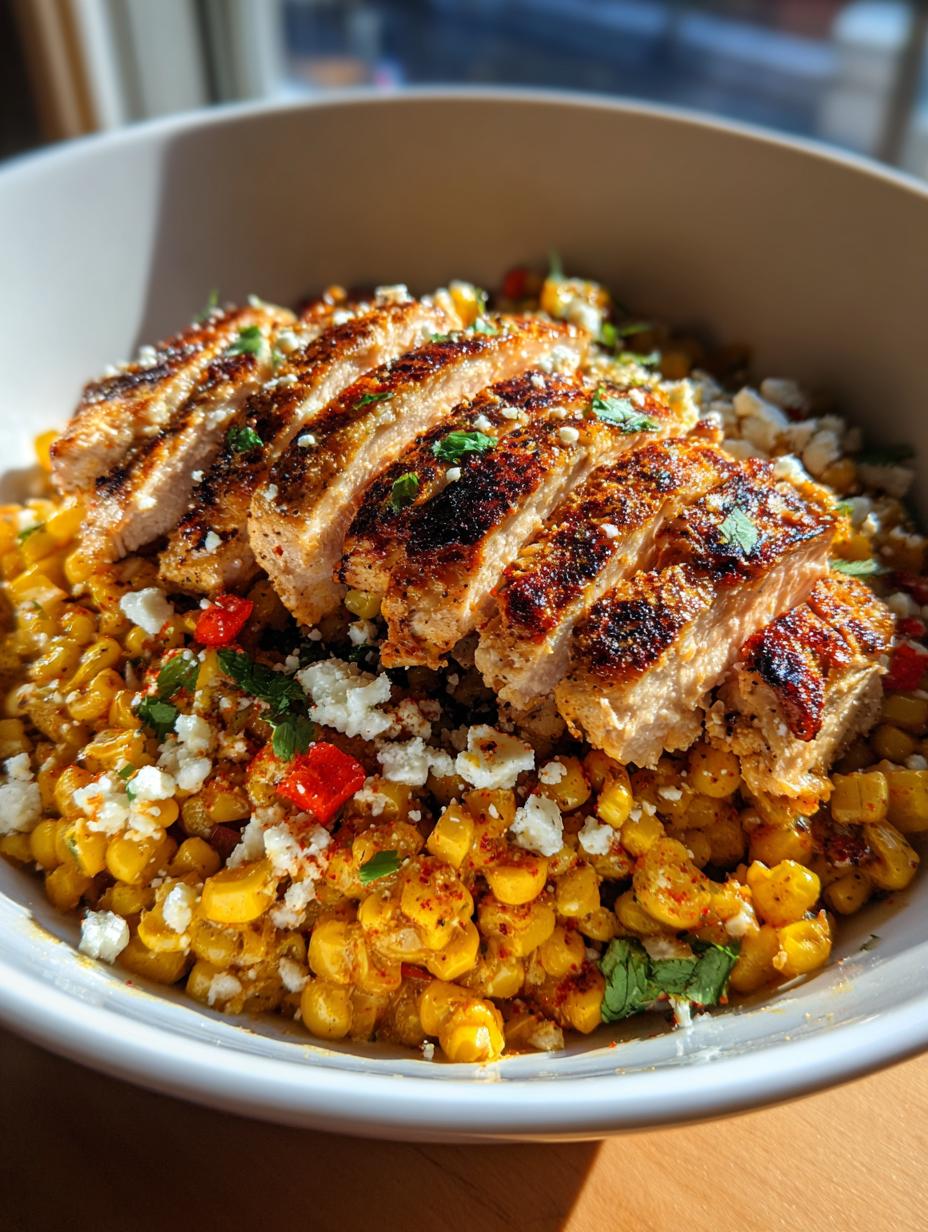 High-Protein Street Corn Chicken Bowl - detail 1