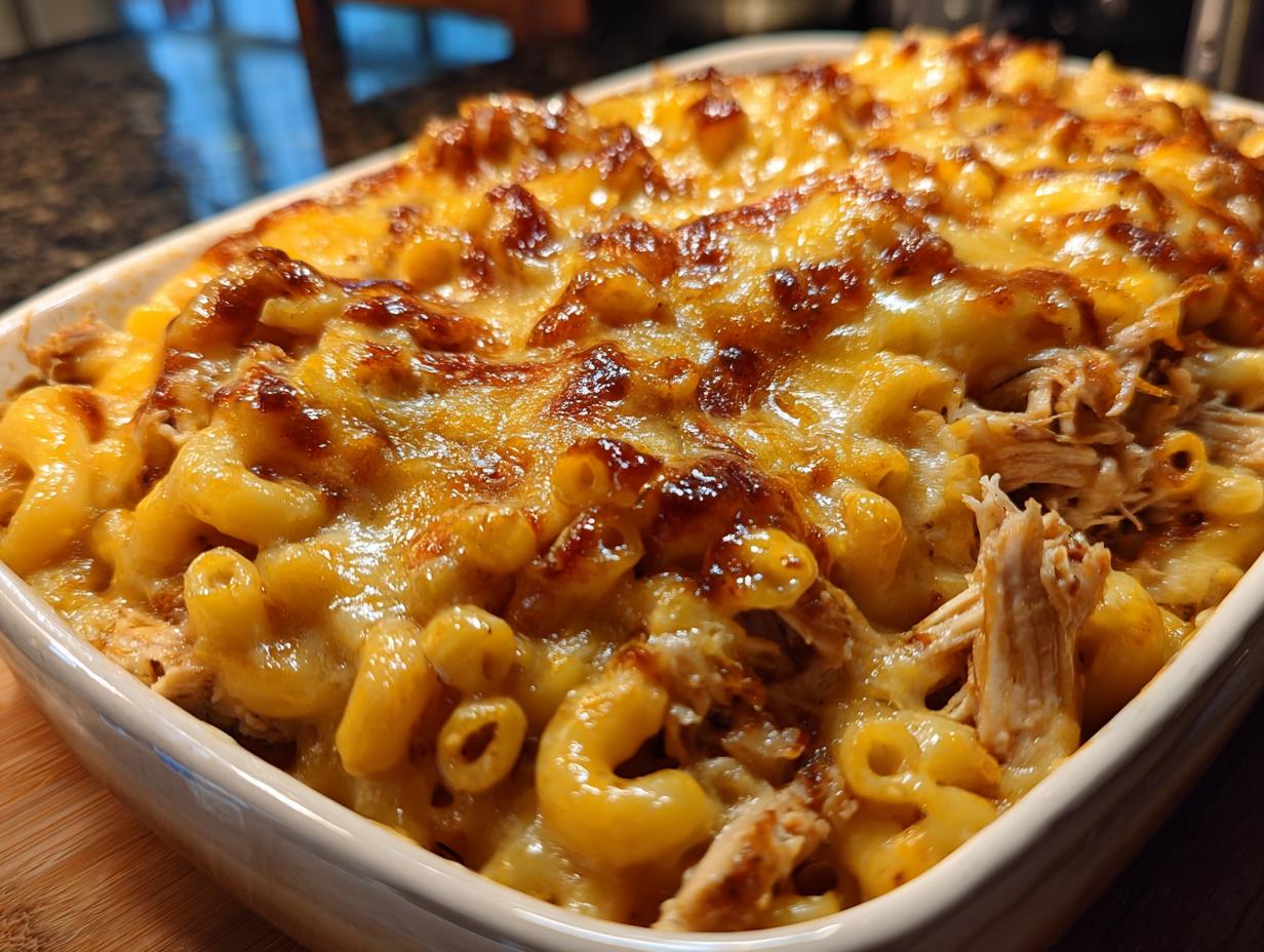 Honey BBQ Chicken Mac & Cheese