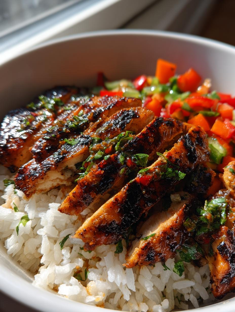 Honey Lime Chicken Bowls - detail 1