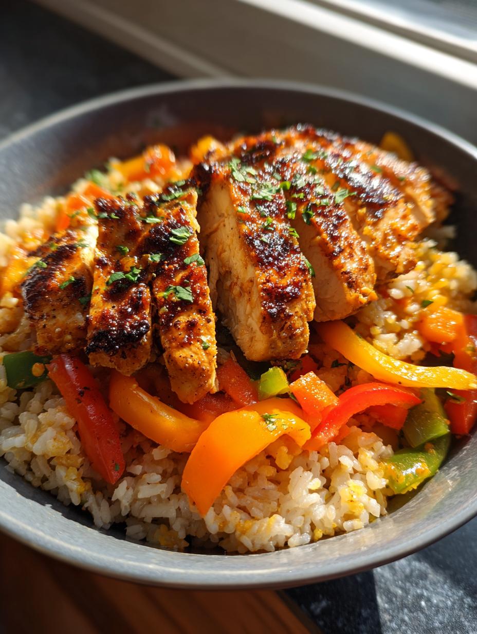 Honey Lime Chicken Bowls - detail 2