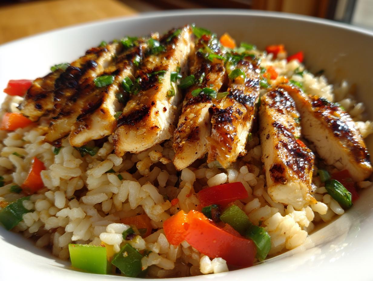 Honey Lime Chicken Bowls