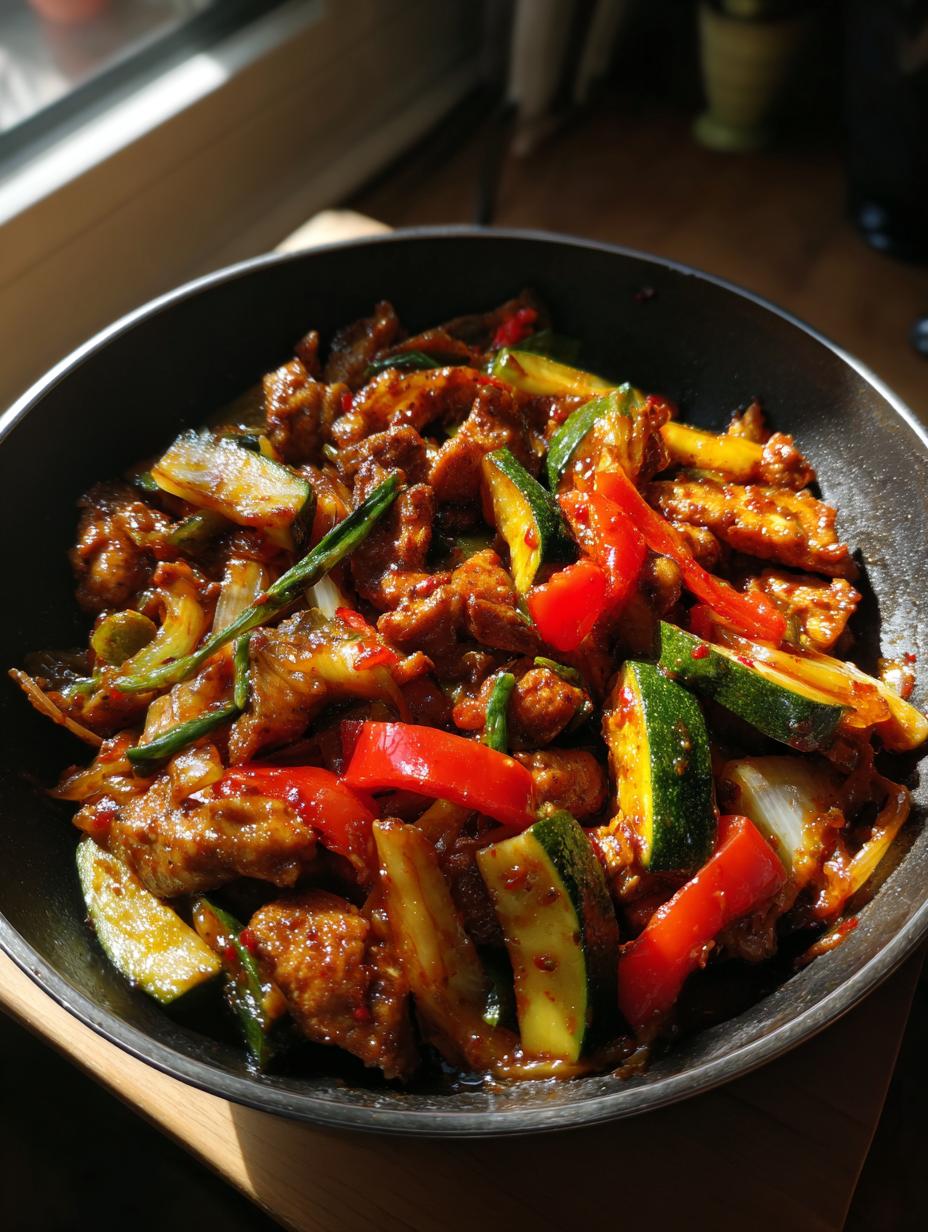 Korean Spicy Chicken Stir Fry - detail 2