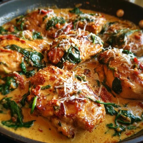 Low-Carb Tuscan Chicken Recipe