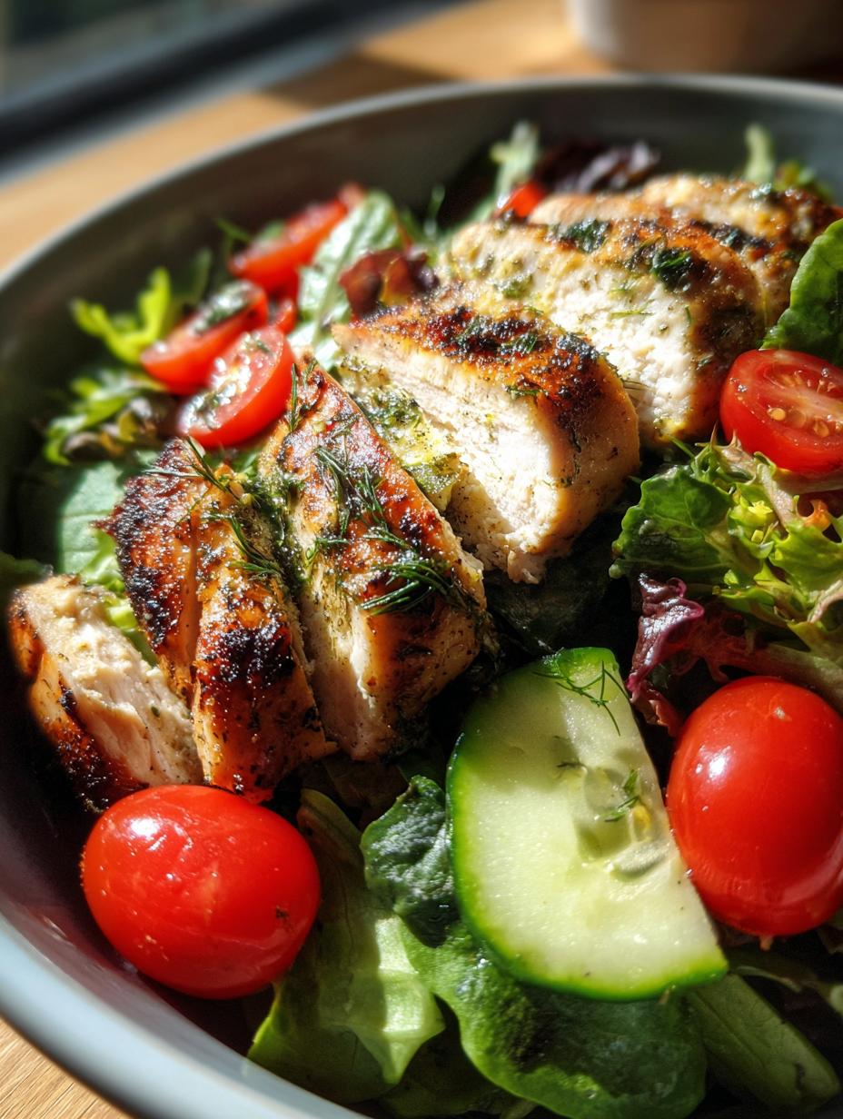 Mediterranean Lemon-Dill Chicken Bowls - detail 1