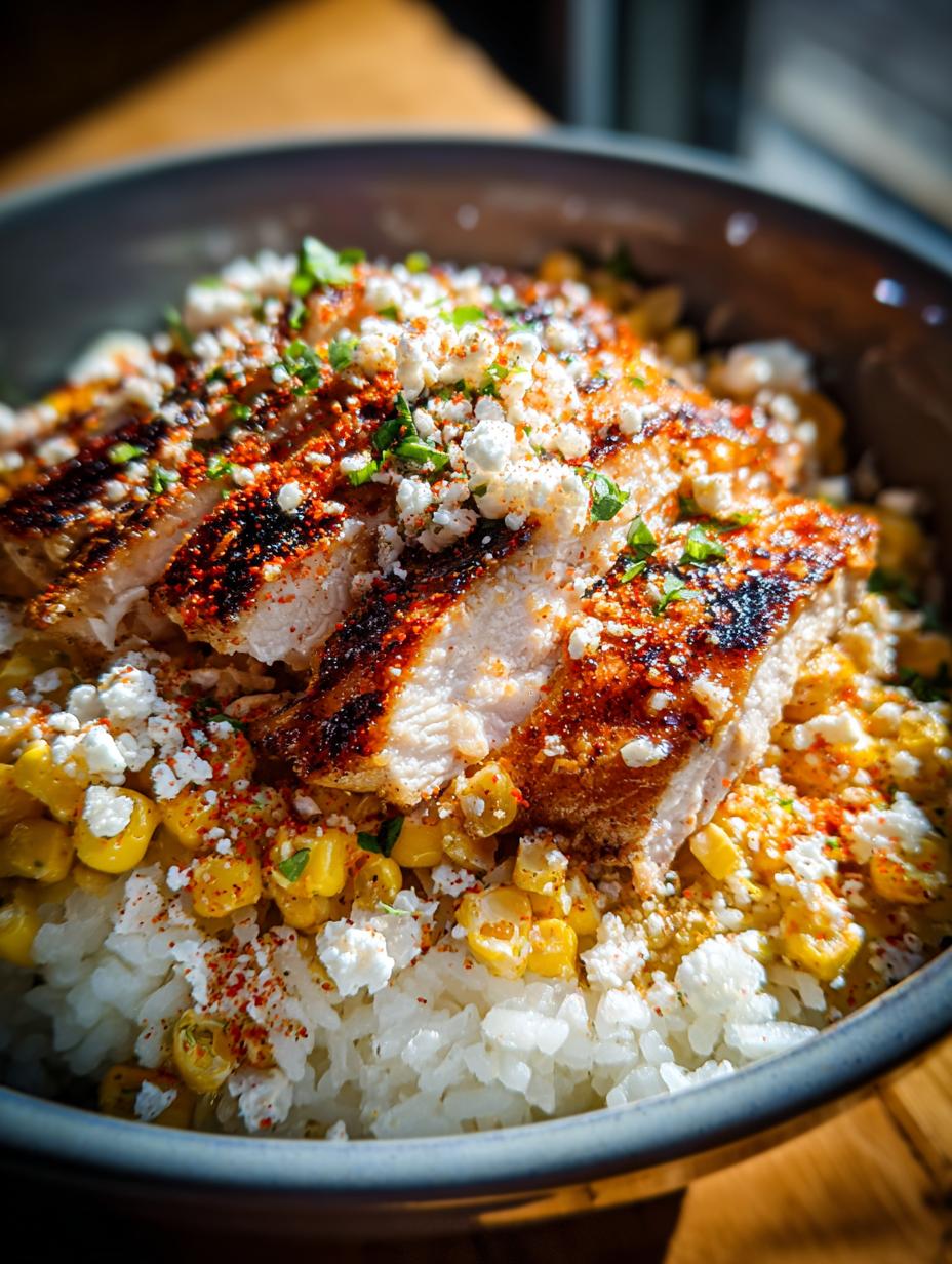 Mexican Street Corn Chicken Bowls - detail 2