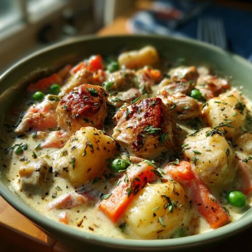 One-Pot Gnocchi Chicken Pot Pie