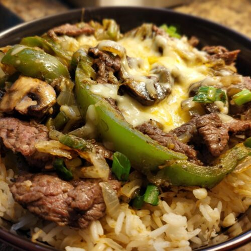 Philadelphia-Style Cheesesteak Bowls