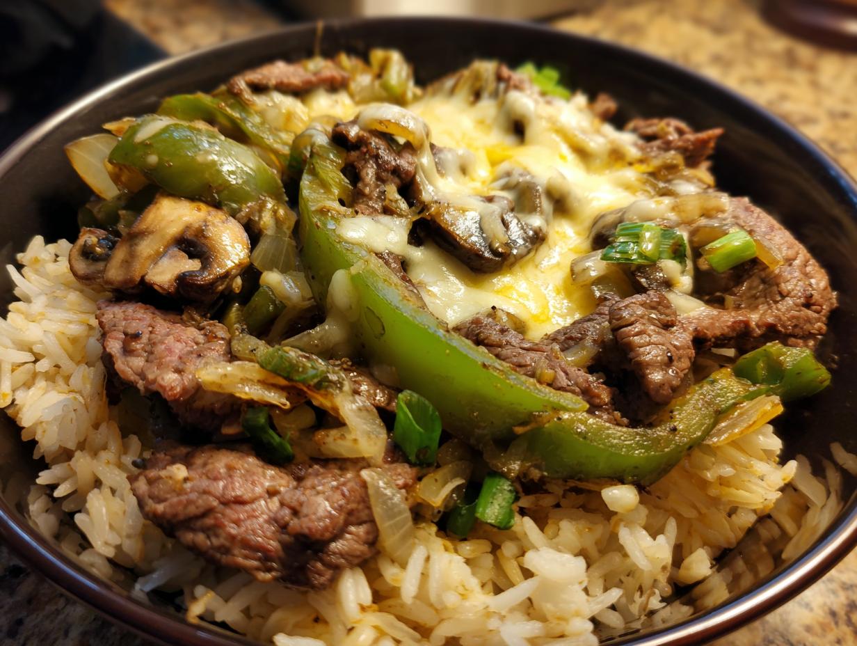 Philadelphia-Style Cheesesteak Bowls