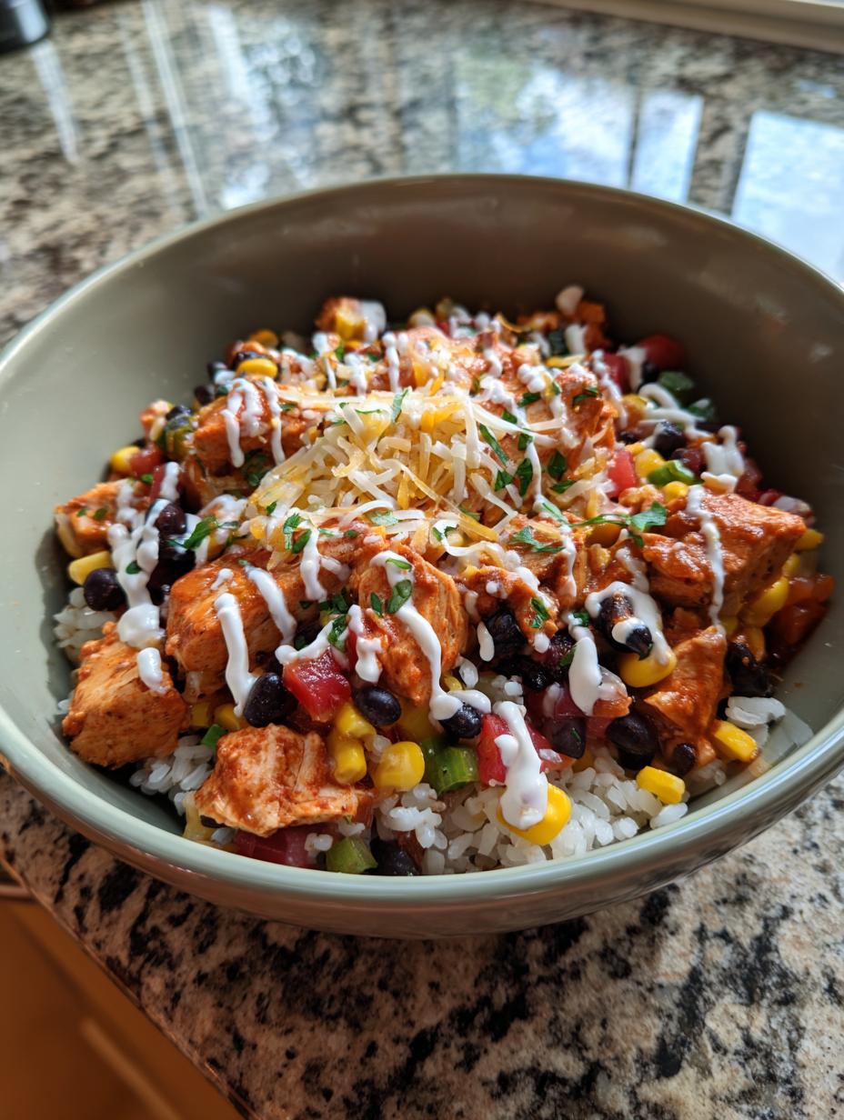 Protein-Packed Chicken Enchilada Bowls - detail 1