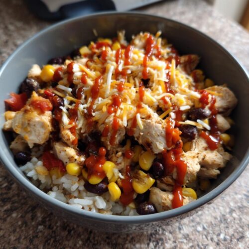 Protein-Packed Chicken Enchilada Bowls