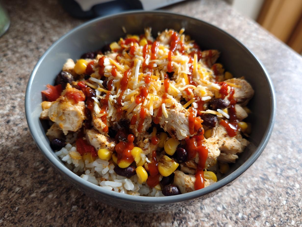 Protein-Packed Chicken Enchilada Bowls