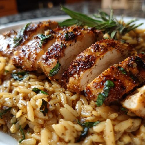 Protein-Packed Chicken Orzo
