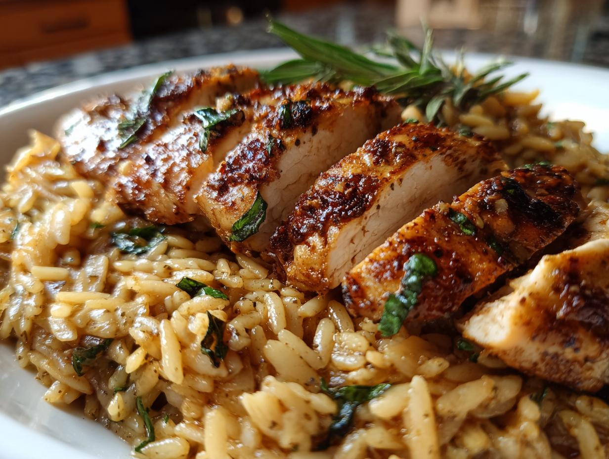 Protein-Packed Chicken Orzo