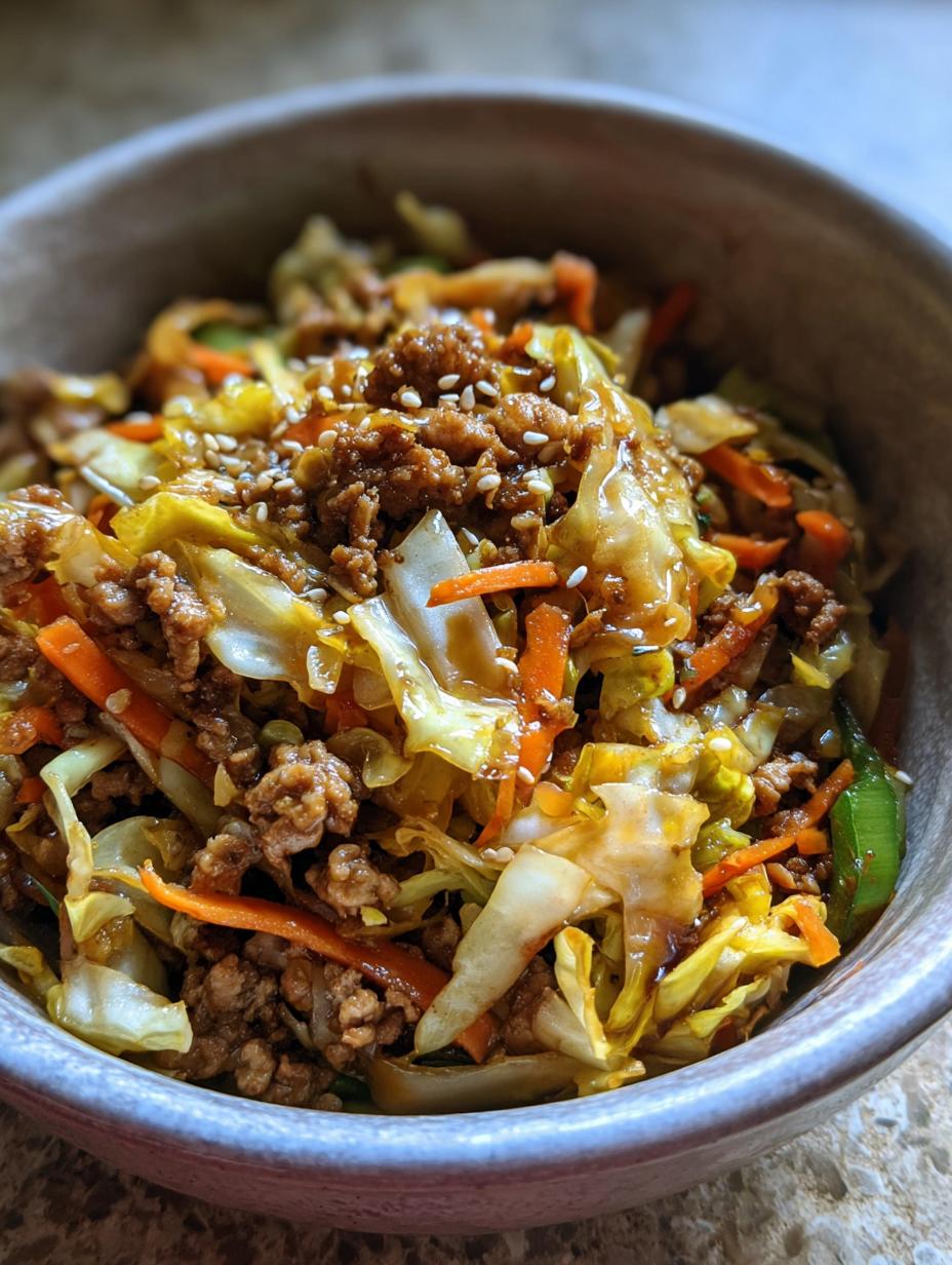 Protein-Packed Egg Roll in a Bowl - detail 1