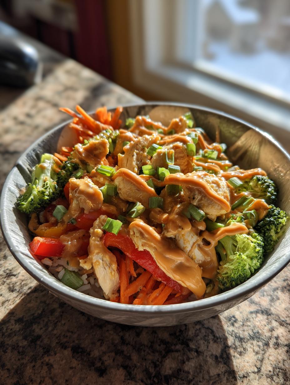 Protein-Packed Peanut Chicken Bowls - detail 1